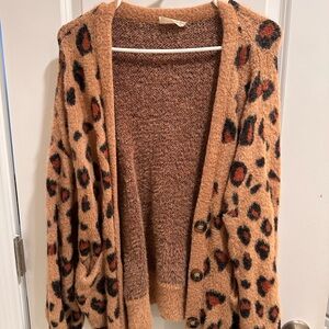 Altar'd State Leopard Print Cardigan